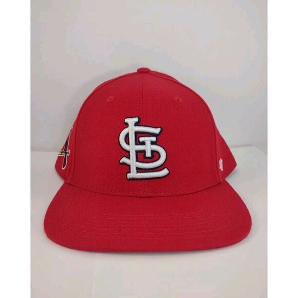 St Louis Cardinals Baseball Hat Bird 47 Red Baseball Cap Adjustable - Picture 7 of 13